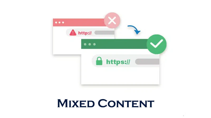 خطای Mixed Content در پروتکل HTTPS