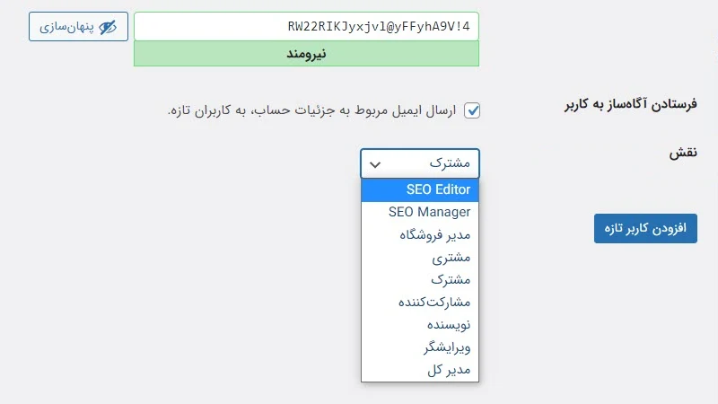 مدیر کل در وردپرس