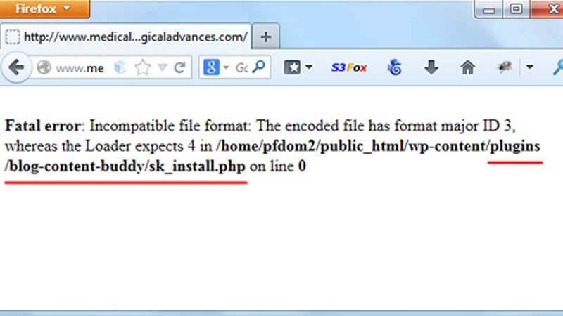 خطای Fatal Error