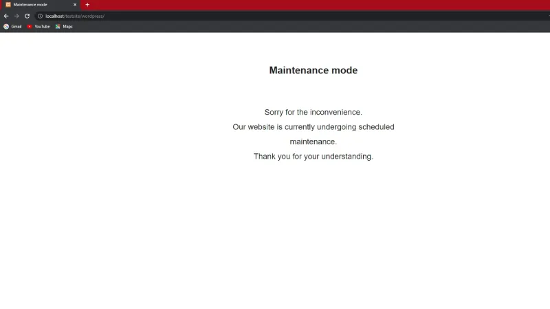 خطای mode maintenance پس از به روزرسانیها