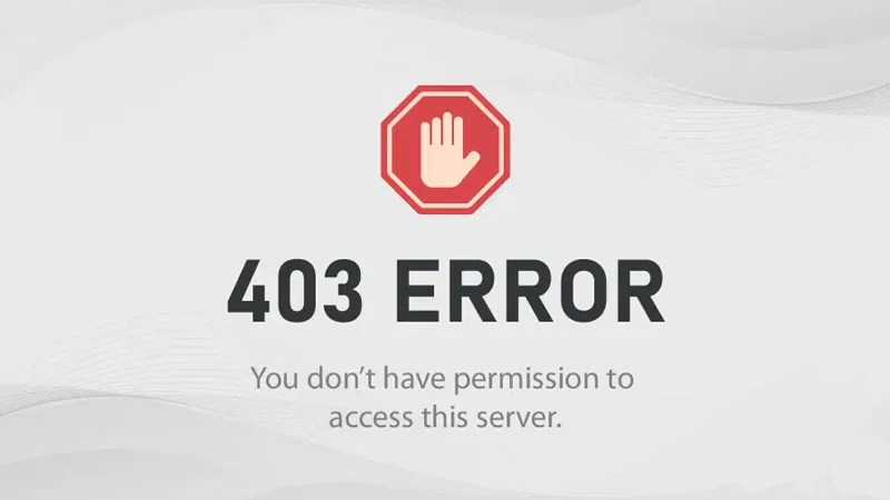 رفع خطای 403 در وردپرس | ارور permission denied در وردپرس