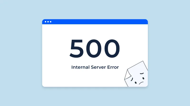 ارور internal server error 500