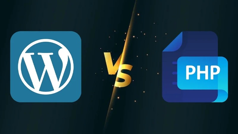 تفاوت سایت با وردپرس و php